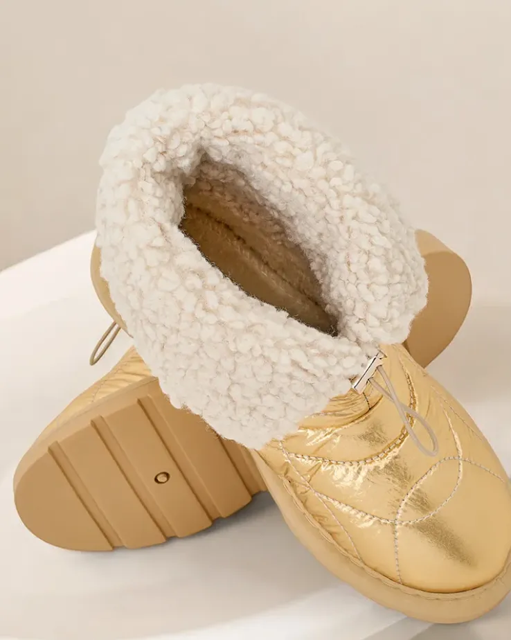 Royalfashion Damskie botki a'la śniegowce Oferita