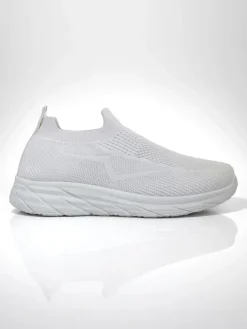 Royalfashion Damskie buty sportowe wsuwane Whites