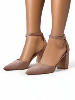 Royalfashion Damskie czółenka eko zamszowe Caldesse