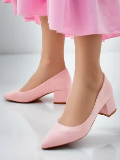 Royalfashion Damskie czółenka na niskim obcasie Agas