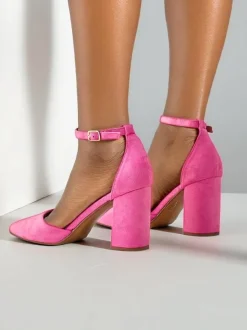 Royalfashion Damskie czółenka eko zamszowe Caldesse