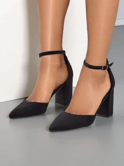 Royalfashion Damskie czółenka eko zamszowe Caldesse