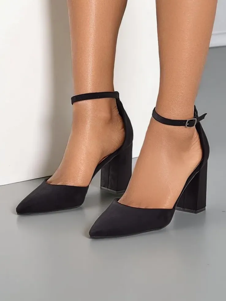 Royalfashion Damskie czółenka eko zamszowe Caldesse