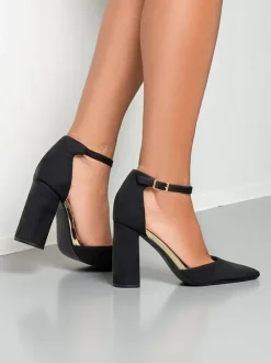 Royalfashion Damskie czółenka eko zamszowe Calde