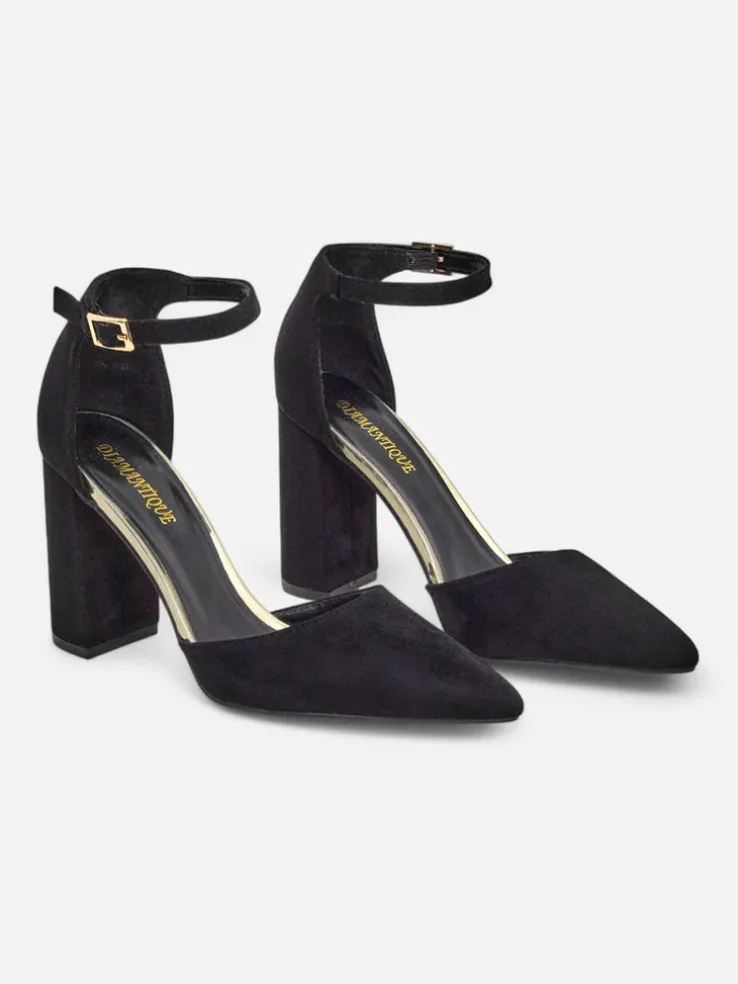 Royalfashion Damskie czółenka eko zamszowe Calde