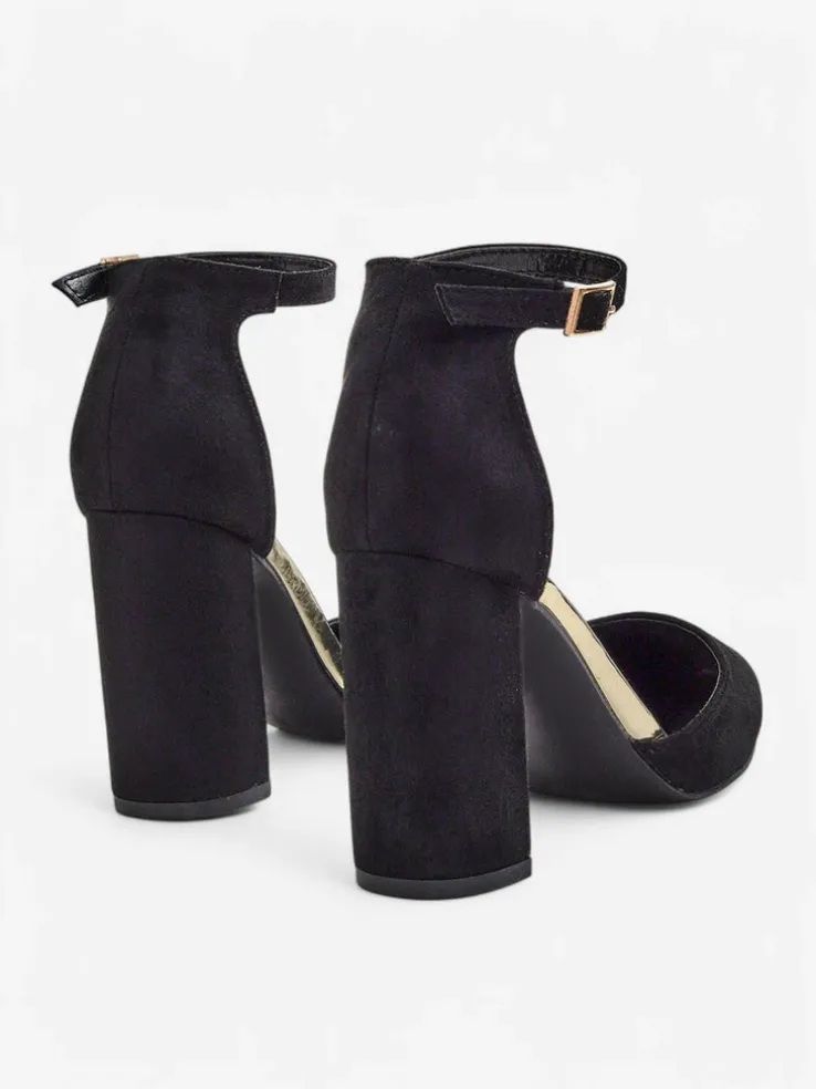 Royalfashion Damskie czółenka eko zamszowe Calde