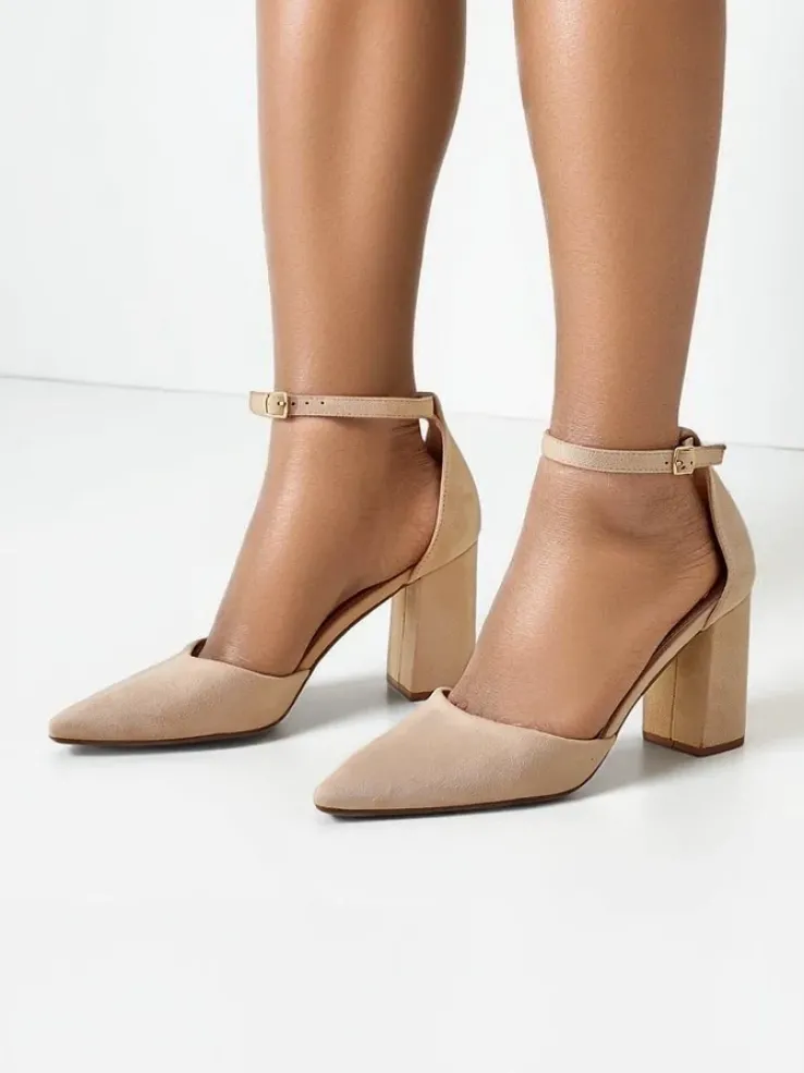 Royalfashion Damskie czółenka eko zamszowe Caldesse