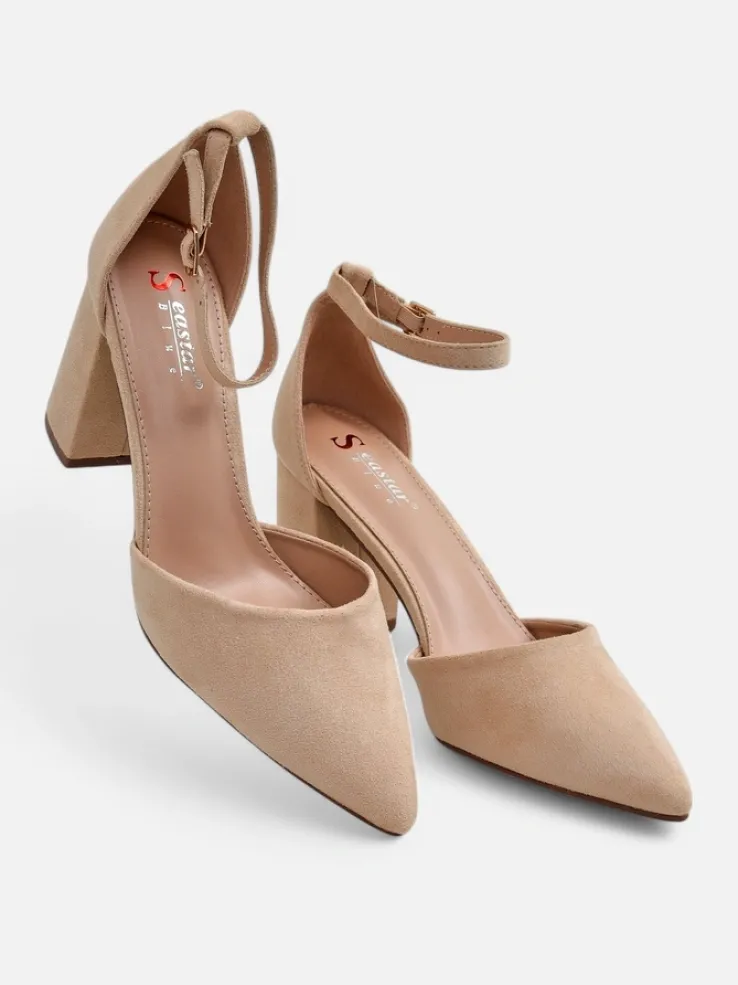 Royalfashion Damskie czółenka eko zamszowe Caldesse