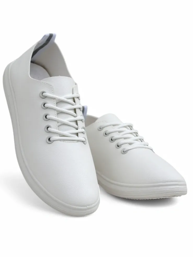 Royalfashion Damskie eko skórzane trampki Erenne