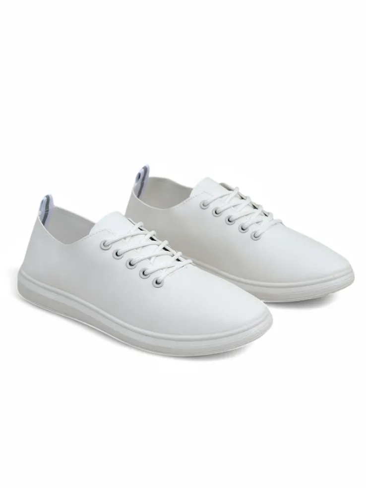 Royalfashion Damskie eko skórzane trampki Erenne