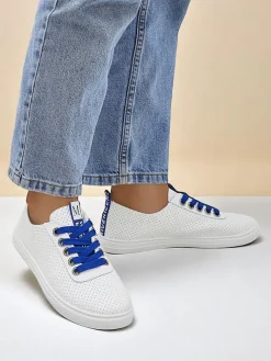 Royalfashion Damskie eko skórzane trampki Next Step