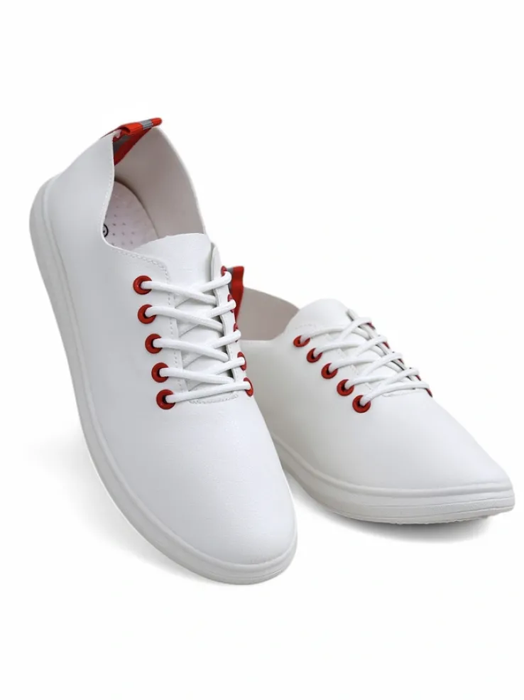 Royalfashion Damskie eko skórzane trampki Erenne