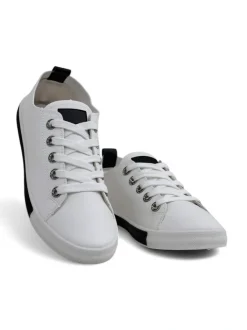 Royalfashion Damskie eko skórzane trampki Tarenele