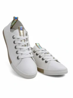 Royalfashion Damskie eko skórzane trampki Tarene