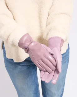 Royalfashion Damskie eko-skórzane rękawiczki