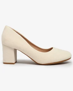 Royalfashion Damskie eko-zamszowe czółenka Semwu