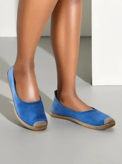 Royalfashion Damskie espadryle eko zamszowe Aroles