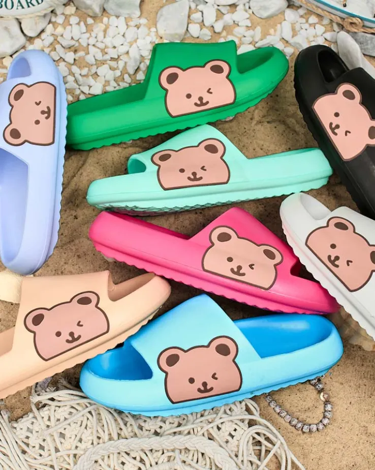 Royalfashion Damskie gumowe klapki Mall