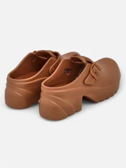 Royalfashion Damskie gumowe klapki na obcasie Voxones