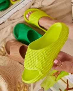 Royalfashion Damskie gumowe klapki Aroria