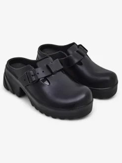 Royalfashion Damskie gumowe klapki na obcasie Voxones