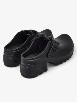 Royalfashion Damskie gumowe klapki na obcasie Voxones