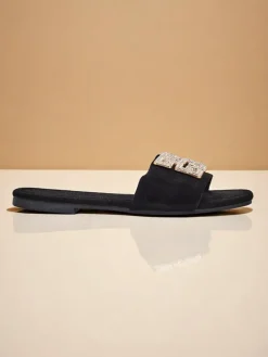 Royalfashion Damskie klapki na płaskiej podeszwie Zamila