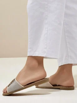 Royalfashion Damskie klapki na płaskiej podeszwie Rorole