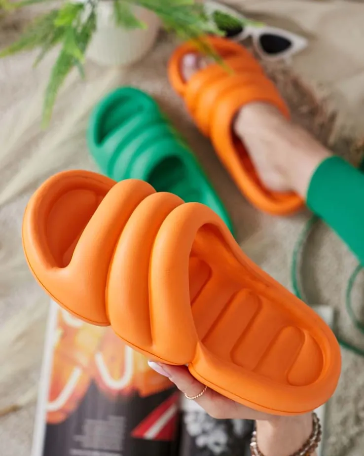 Royalfashion Damskie klapki gumowe Gammad