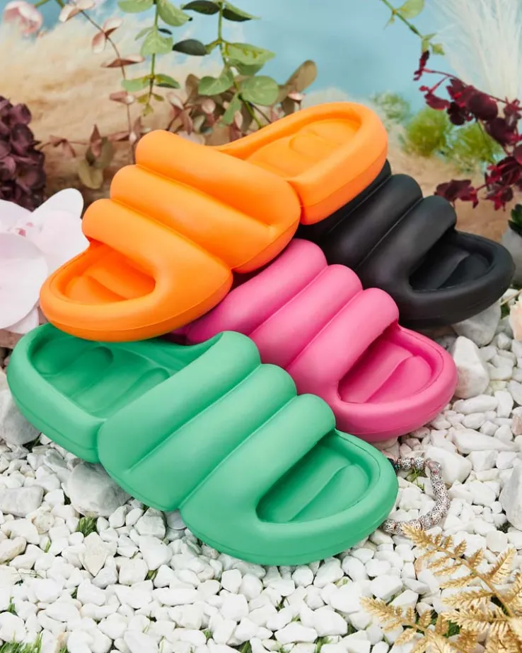 Royalfashion Damskie klapki gumowe Gammad