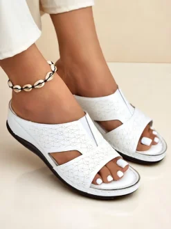 Royalfashion Damskie klapki na grubszej podeszwie Nova Step