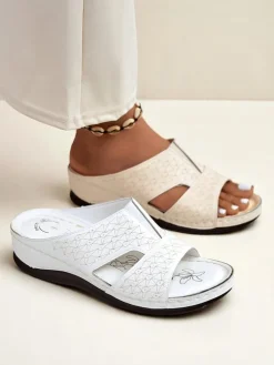 Royalfashion Damskie klapki na grubszej podeszwie Nova Step