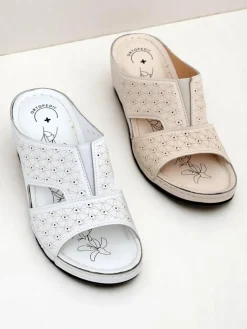 Royalfashion Damskie klapki na grubszej podeszwie Nova Step