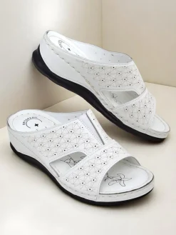 Royalfashion Damskie klapki na grubszej podeszwie Nova Step