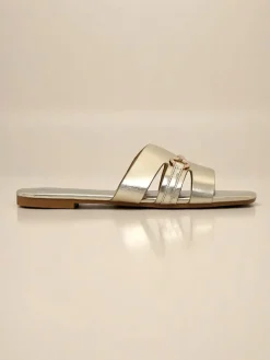 Royalfashion Damskie klapki na płaskiej podeszwie Lina