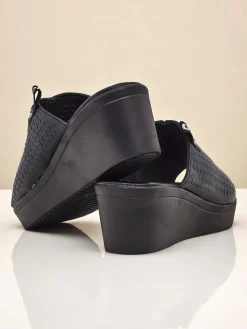 Royalfashion Damskie klapki na koturnie Luna Wedge