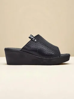 Royalfashion Damskie klapki na koturnie Luna Wedge