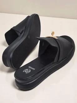 Royalfashion Damskie klapki na płaskiej podeszwie Raphsody