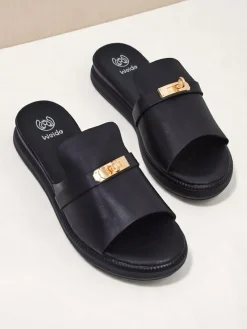 Royalfashion Damskie klapki na płaskiej podeszwie Raphsody