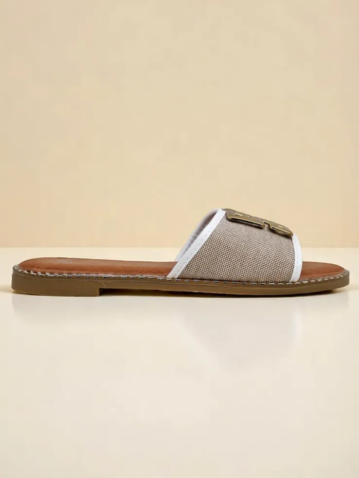 Royalfashion Damskie klapki na płaskiej podeszwie Rorole