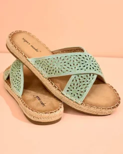 Royalfashion Damskie klapki na płaskiej podeszwie Tivona