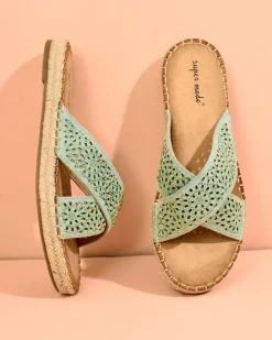 Royalfashion Damskie klapki na płaskiej podeszwie Tivona