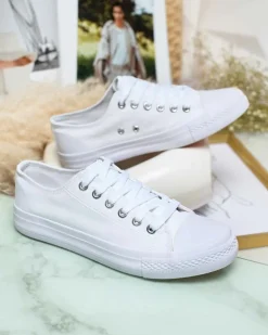 Royalfashion Damskie klasyczne sznurowane trampki Ogisea