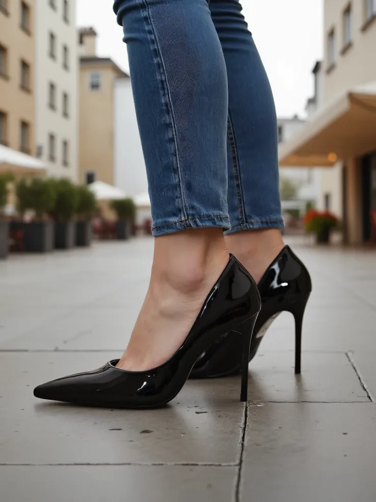 Royalfashion Damskie klasyczne szpilki w szpic Dofenis