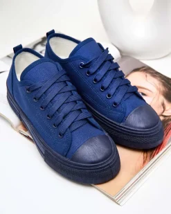 Royalfashion Damskie klasyczne sznurowane trampki Seleas