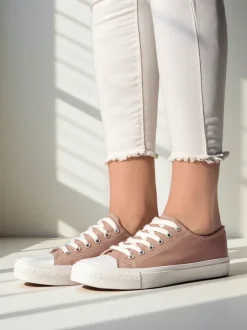 Royalfashion Damskie klasyczne sznurowane trampki Ogisea