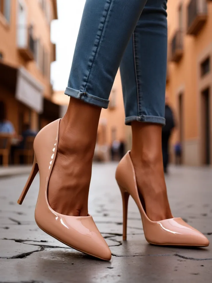 Royalfashion Damskie klasyczne szpilki w szpic Dofenis