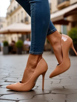 Royalfashion Damskie klasyczne szpilki w szpic Dofenis