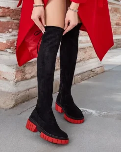 Royalfashion Damskie kozaki za kolano Staroll