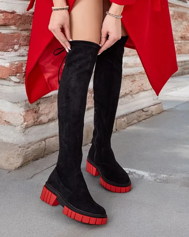 Royalfashion Damskie kozaki za kolano Staroll